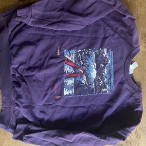 Purple Vintage Ski Crewneck